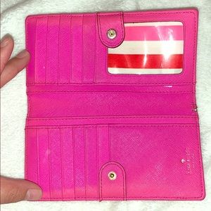 Kate spade pink wallet